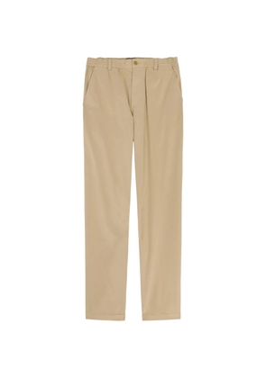 PAIGE Eberton elasticated-waistband pleated trousers - Neutrals