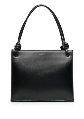 Jil Sander smooth leather shoulder bag - Black