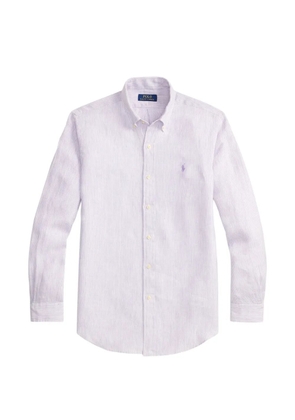 Polo Ralph Lauren striped embroidered shirt - Purple