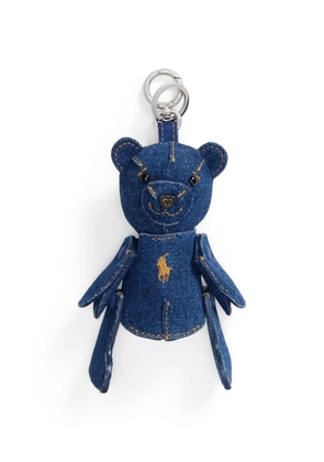Polo Ralph Lauren Polo-Bear denim bag charm - Blue
