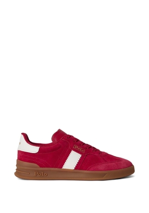 Polo Ralph Lauren Heritage Aera suede stripes aera sneakers - Red