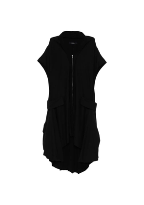 Limi Feu zip-up hooded dress - Black
