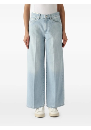 PT Torino pressed-crease wide-leg jeans - Blue