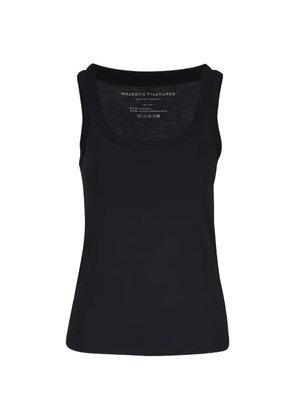 Majestic Filatures scoop-neck tank top - Black