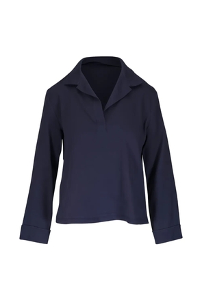 Peter Cohen Cate long-sleeved spread-collar blouse - Blue
