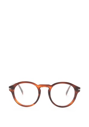 DAVID BECKHAM EYEWEAR round-frame glasses - Brown