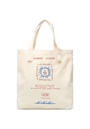 SAMSOE SAMSOE Sagergei printed tote bag - Neutrals