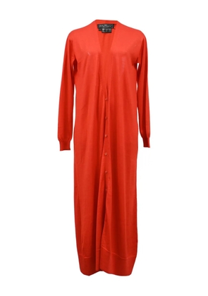 Ferragamo Pre-Owned V-neck long cardigan - Orange