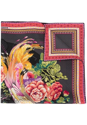 Shanghai Tang Prodigy print foulard - Black
