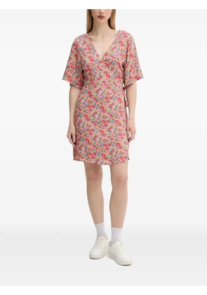 Rip Curl floral-print wrap dress - Pink