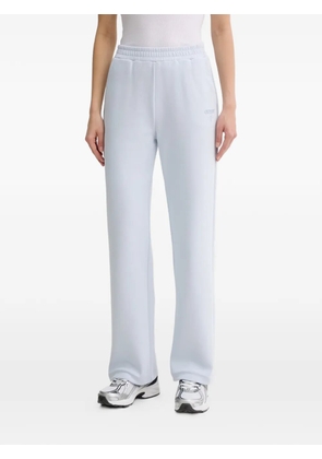GUESS USA logo-embroidered elasticated-waist track pants - Blue