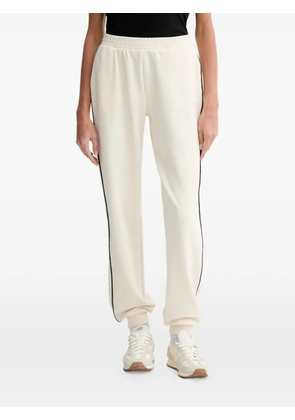 GUESS USA logo-embroidered side-stripe track pants - Neutrals