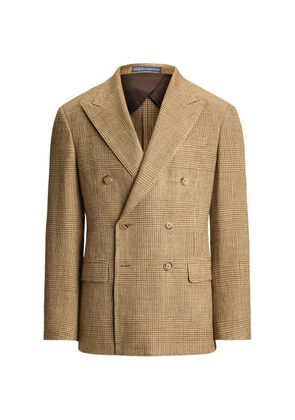 Polo Ralph Lauren Glen plaid double-breasted blazer - Neutrals