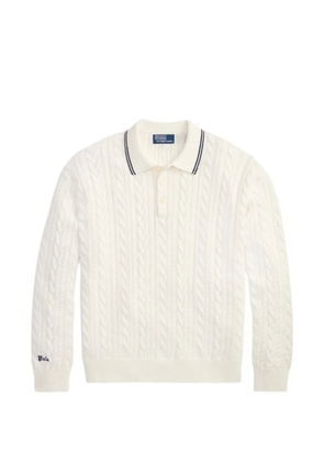 Polo Ralph Lauren cable-knit polo sweater - Neutrals