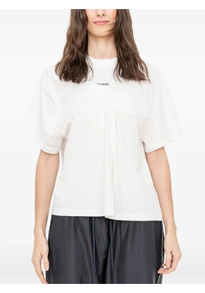 FAÇON JACMIN Temax logo-detail T-shirt - White