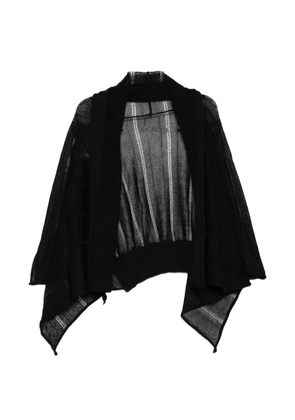 Yohji Yamamoto long-sleeves cardigan - Black