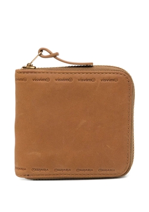 visvim leather bi-fold wallet - Brown