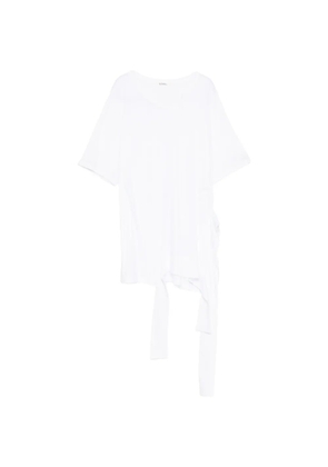 Limi Feu asymmetric jersey T-shirt - White