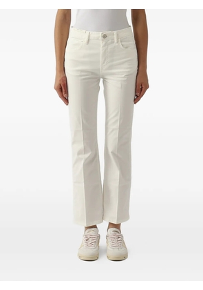 PT Torino pressed-crease cropped jeans - White