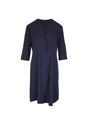Peter Cohen collared midi dress - Blue