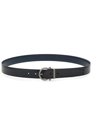 Ferragamo Gancini reversible leather belt - Black