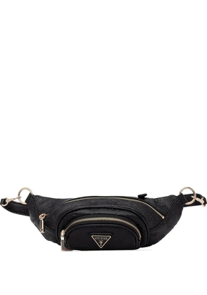 GUESS USA logo-embossed belt bag - Black