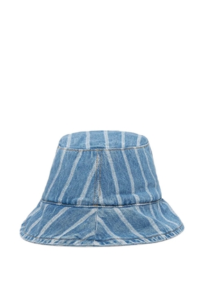 Marc O'Polo striped denim bucket hat - Blue