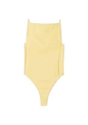 Jacquemus The Sole open-back swimsuit - Yellow