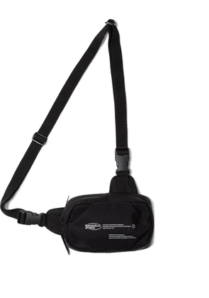 Makavelic logo-print messenger bag - Black