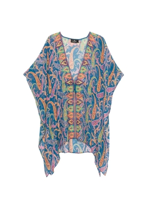 ETRO paisley-print cover-up - Blue