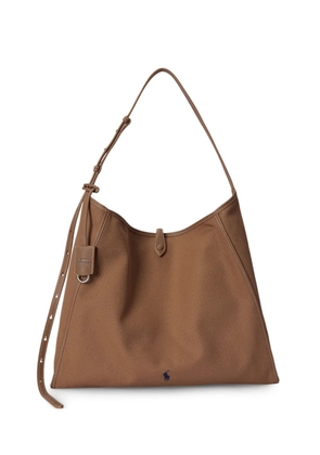 Polo Ralph Lauren logo-detail shouder bag - Brown