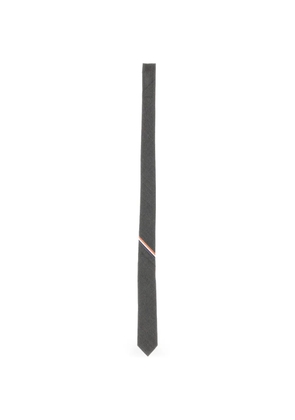 Thom Browne RWB-stripe wool tie - Grey
