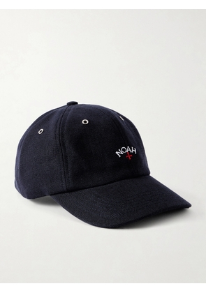 Noah - Logo-Embroidered Cotton-Twill Cap - Men - Blue