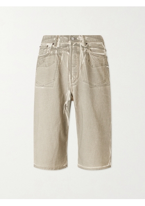Acne Studios - Judda U Lux Straight-Leg Printed Denim Shorts - Men - Neutrals - XXS
