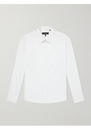 Rag & Bone - Button-Down Collar Striped Cotton-Poplin Shirt - Men - White - XS
