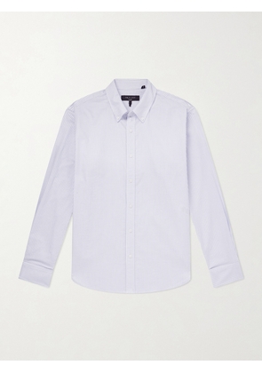 Rag & Bone - Button-Down Collar Cotton-Poplin Shirt - Men - Blue - XS
