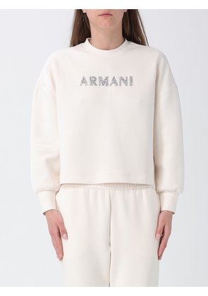ARMANI EXCHANGE Sweatshirt Woman color Yellow Cream