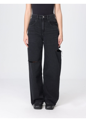 ICON DENIM LOS ANGELES Jeans Woman color Black
