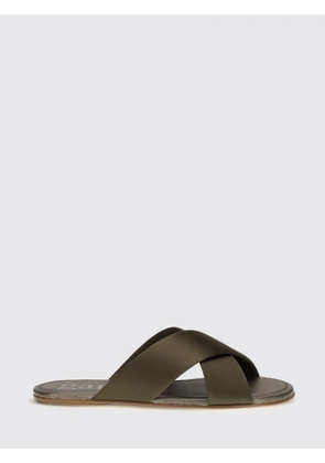 PEDRO GARCIA Heeled Sandal Woman color Green
