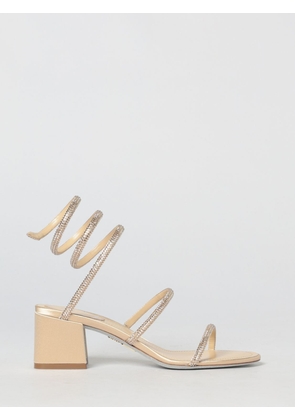 RENE CAOVILLA Heeled Sandal Woman color Beige