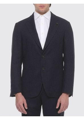 LARDINI Jacket Men color Blue