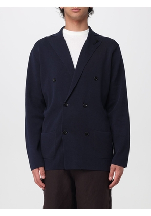 LARDINI Jacket Men color Blue