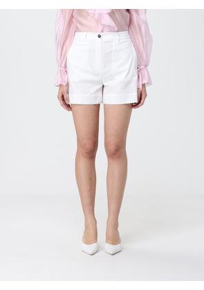 HANITA Shorts Woman color Yellow Cream