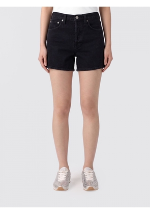 AGOLDE Shorts Woman color Black