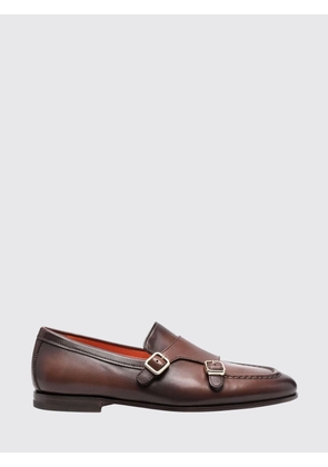 SANTONI Brogue Shoes Men color Brown