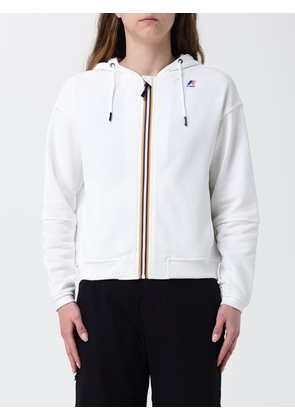 K-WAY Sweatshirt Woman color White