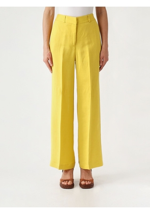 MALIPARMI Pants Woman color Yellow