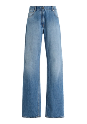 Calvin Klein Collection Low-Rise Denim Straight-Leg Jeans - Moda Operandi