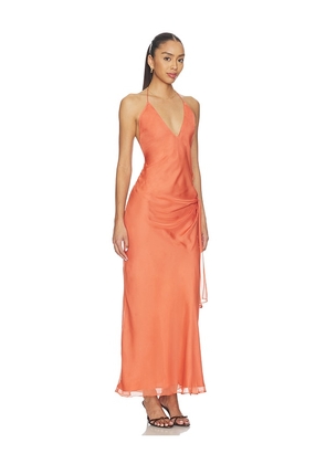 Bardot Cyrel Cut Out Maxi Dress in Rust. Size 4. Also in 10, 12, 2, 6, 8.
