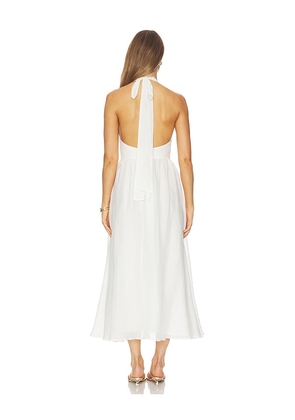 Bardot Cavarly Ramie Halter Dress in Ivory. Size 4. Also in 10, 12, 2, 6, 8.